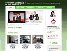 Tablet Screenshot of florencezheng.com